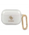 Guess GUAPUCG4GT AirPods Pro cover Transparent Glitter Collection