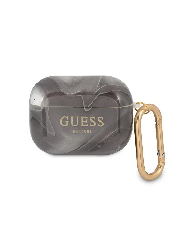Guess GUAPUNMK AirPods Pro cover black/black Marble Collection