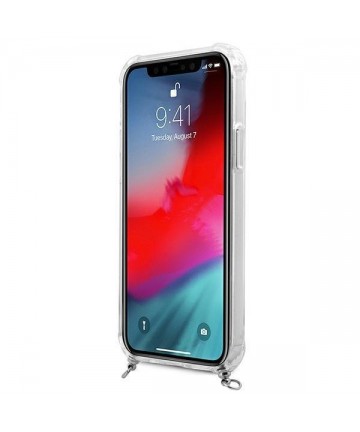Guess GUHCP12LKC4GSSI iPhone 12 Pro Max 6.7" Transparent hardcase 4G Silver Chain
