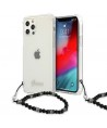 Guess GUHCP12LKPSBK iPhone 12 Pro Max 6.7" Transparent hardcase Black Pearl