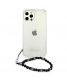 Guess GUHCP12LKPSBK iPhone 12 Pro Max 6.7" Transparent hardcase Black Pearl