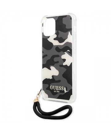 Guess GUHCP12LKSARBK iPhone 12 Pro Max 6.7" black/black hardcase Camo Collection