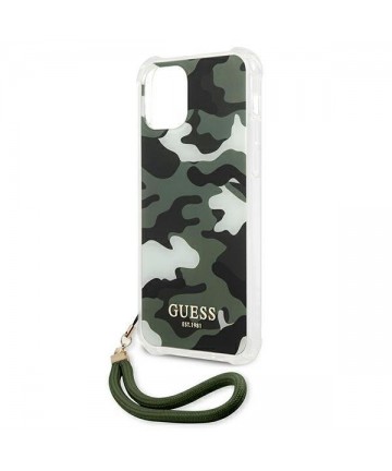 Guess GUHCP12LKSARKA iPhone 12 Pro Max 6.7" green/khaki hardcase Camo Collection