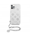 Guess GUHCP12LKSPESI iPhone 12 Pro Max 6.7" silver/silver hardcase Peony Chain Collection