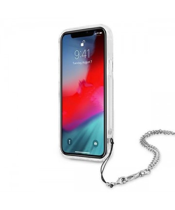 Guess GUHCP12LKSPESI iPhone 12 Pro Max 6.7" silver/silver hardcase Peony Chain Collection