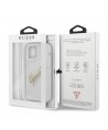 Guess GUHCP12LKTRSVGO iPhone 12 Pro Max 6.7" Transparent hardcase Vintage Script Gold