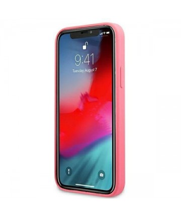 Guess GUHCP12LLSPEFU iPhone 12 Pro Max 6.7" fuchsia/fuchsia hard case Peony Collection