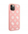 Guess GUHCP12LLSPEWPI iPhone 12 Pro Max 6.7" pink/pink hard case Peony Collection