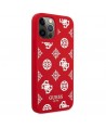 Guess GUHCP12LLSPEWRE iPhone 12 Pro Max 6.7" red/red hard case Peony Collection