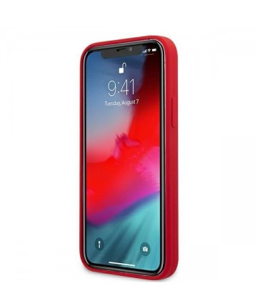 Guess GUHCP12LLSPEWRE iPhone 12 Pro Max 6.7" red/red hard case Peony Collection