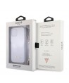 Guess GUHCP12MKC4GSGO iPhone 12/12 Pro 6.1" Transparent hard case 4G Gold Chain