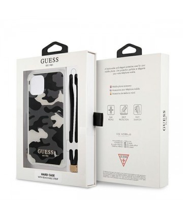 Guess GUHCP12MKSARBK iPhone 12/12 Pro 6.1" black/black hardcase Camo Collection
