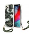 Guess GUHCP12MKSARKA iPhone 12/12 Pro 6.1" green/khaki hardcase Camo Collection