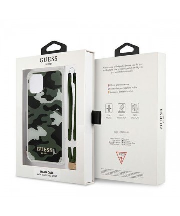 Guess GUHCP12MKSARKA iPhone 12/12 Pro 6.1" green/khaki hardcase Camo Collection