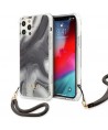 Guess Marble Collection iPhone 12 / iPhone 12 Pro Case - Gray