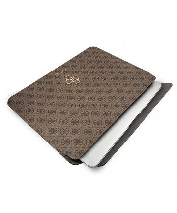 Guess 4G Big Logo case for a 13" laptop - brown