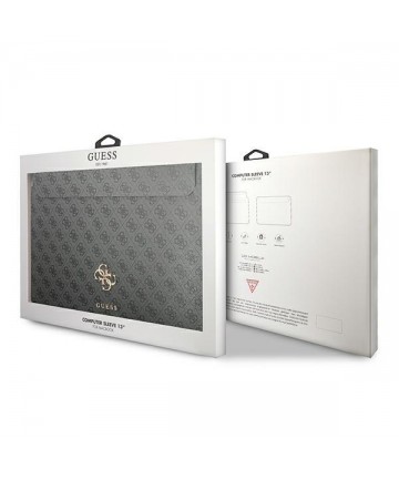 Guess 4G Big Logo case for a 13" laptop - gray