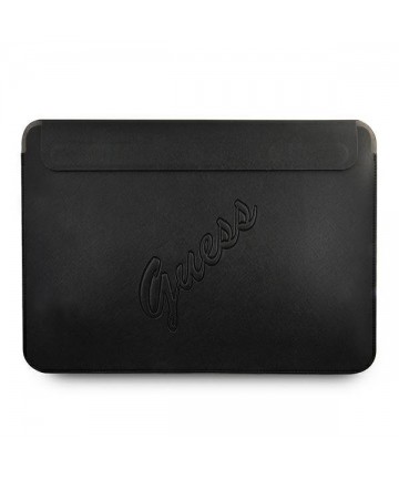 Guess Saffiano Script cover for a 13" laptop - black