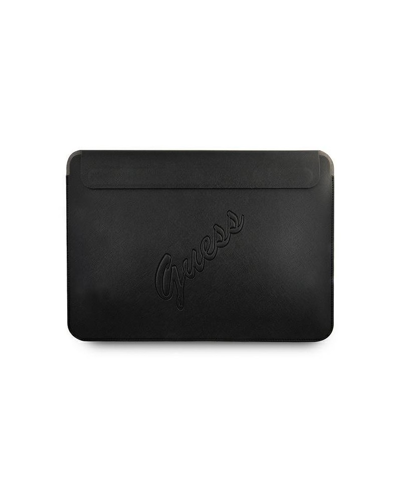 Guess Saffiano Script cover for a 13" laptop - black