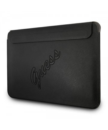 Guess Saffiano Script cover for a 13" laptop - black