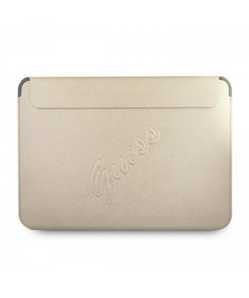 Guess Saffiano Script case for a 13" laptop - gold