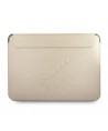 Guess Saffiano Script case for a 13" laptop - gold