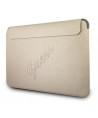 Guess Saffiano Script case for a 13" laptop - gold