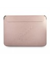 Guess Saffiano Script cover for a 13" laptop - pink