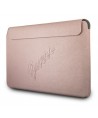 Guess Saffiano Script cover for a 13" laptop - pink