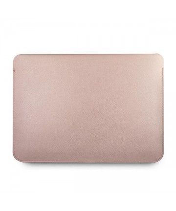 Guess Saffiano Script cover for a 13" laptop - pink