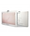 Guess Saffiano Script cover for a 13" laptop - pink