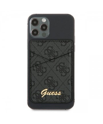 Guess Wallet Card Slot GUWMS4GTLBK MagSafe 4G grey/grey
