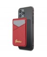 Guess Wallet Card Slot GUWMSSASLRE MagSafe Saffiano red/red