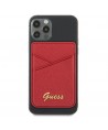Guess Wallet Card Slot GUWMSSASLRE MagSafe Saffiano red/red