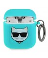 Karl Lagerfeld Choupette Case for AirPods 1/2 - Blue