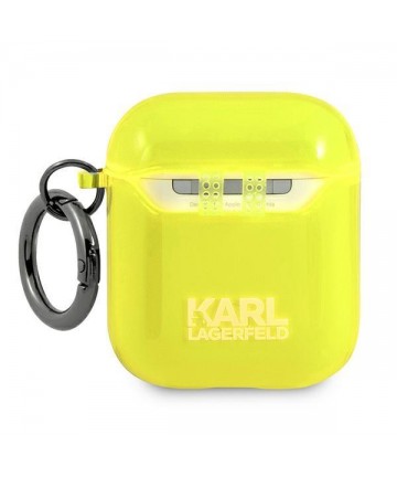 Karl Lagerfeld Choupette Case for AirPods 1/2 - Yellow
