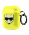 Karl Lagerfeld Choupette Case for AirPods 1/2 - Yellow