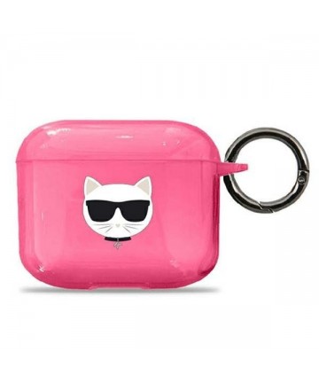 Karl Lagerfeld Choupette Case for AirPods 3 - Pink