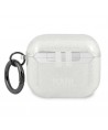 Karl Lagerfeld Glitter Choupette case for AirPods 3 - silver