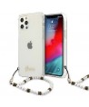 Guess GUHCP12LKPSWH iPhone 12 Pro Max 6.7" Transparent Hardcase White Pearl