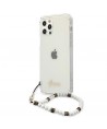 Guess GUHCP12LKPSWH iPhone 12 Pro Max 6.7" Transparent Hardcase White Pearl