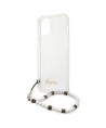 Guess GUHCP12LKPSWH iPhone 12 Pro Max 6.7" Transparent Hardcase White Pearl