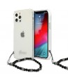 Guess GUHCP12MKPSBK iPhone 12/12 Pro 6.1" Transparent hardcase Black Pearl