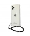 Guess GUHCP12MKPSBK iPhone 12/12 Pro 6.1" Transparent hardcase Black Pearl
