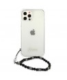 Guess GUHCP12MKPSBK iPhone 12/12 Pro 6.1" Transparent hardcase Black Pearl