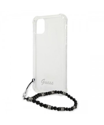 Guess GUHCP12MKPSBK iPhone 12/12 Pro 6.1" Transparent hardcase Black Pearl
