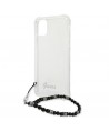 Guess GUHCP12MKPSBK iPhone 12/12 Pro 6.1" Transparent hardcase Black Pearl