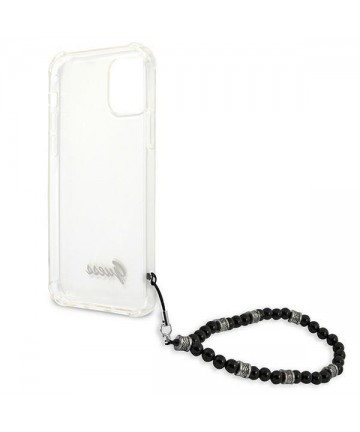 Guess GUHCP12MKPSBK iPhone 12/12 Pro 6.1" Transparent hardcase Black Pearl