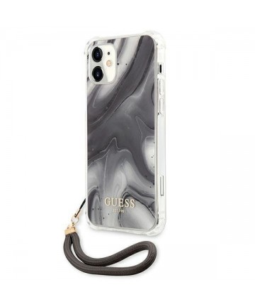 Guess GUHCP12SKSMAGR iPhone 12 mini 5.4" grey/grey hardcase Marble Collection