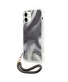 Guess GUHCP12SKSMAGR iPhone 12 mini 5.4" grey/grey hardcase Marble Collection